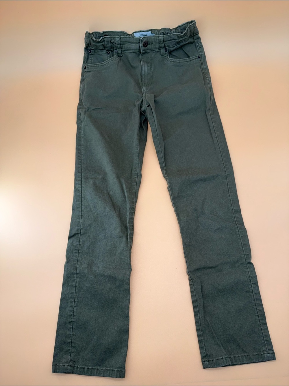 Lucky Brand Olive Green Classic‎ Straight Stretch Pants Comfy for School